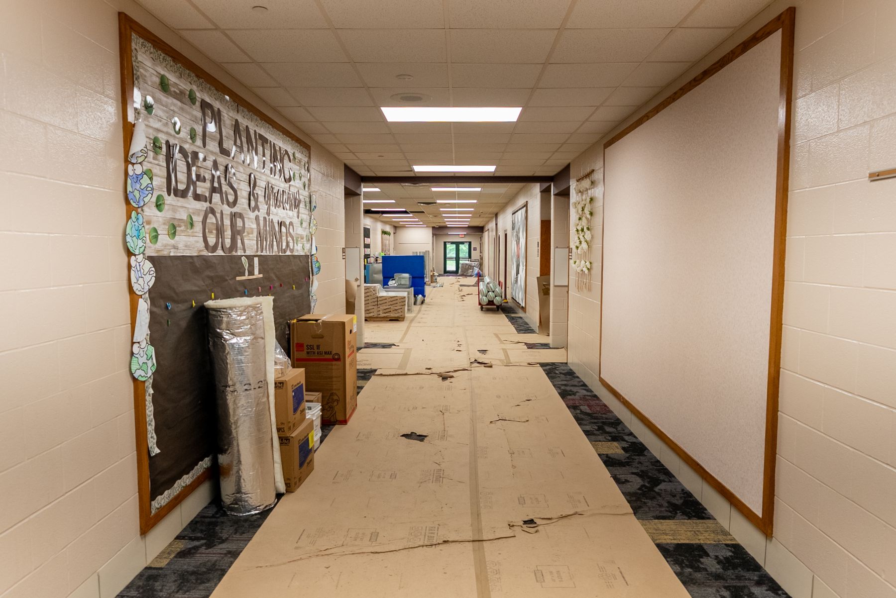 Northern Heights Elementary School construction details in Columbia City, IN by R. Yoder Construction